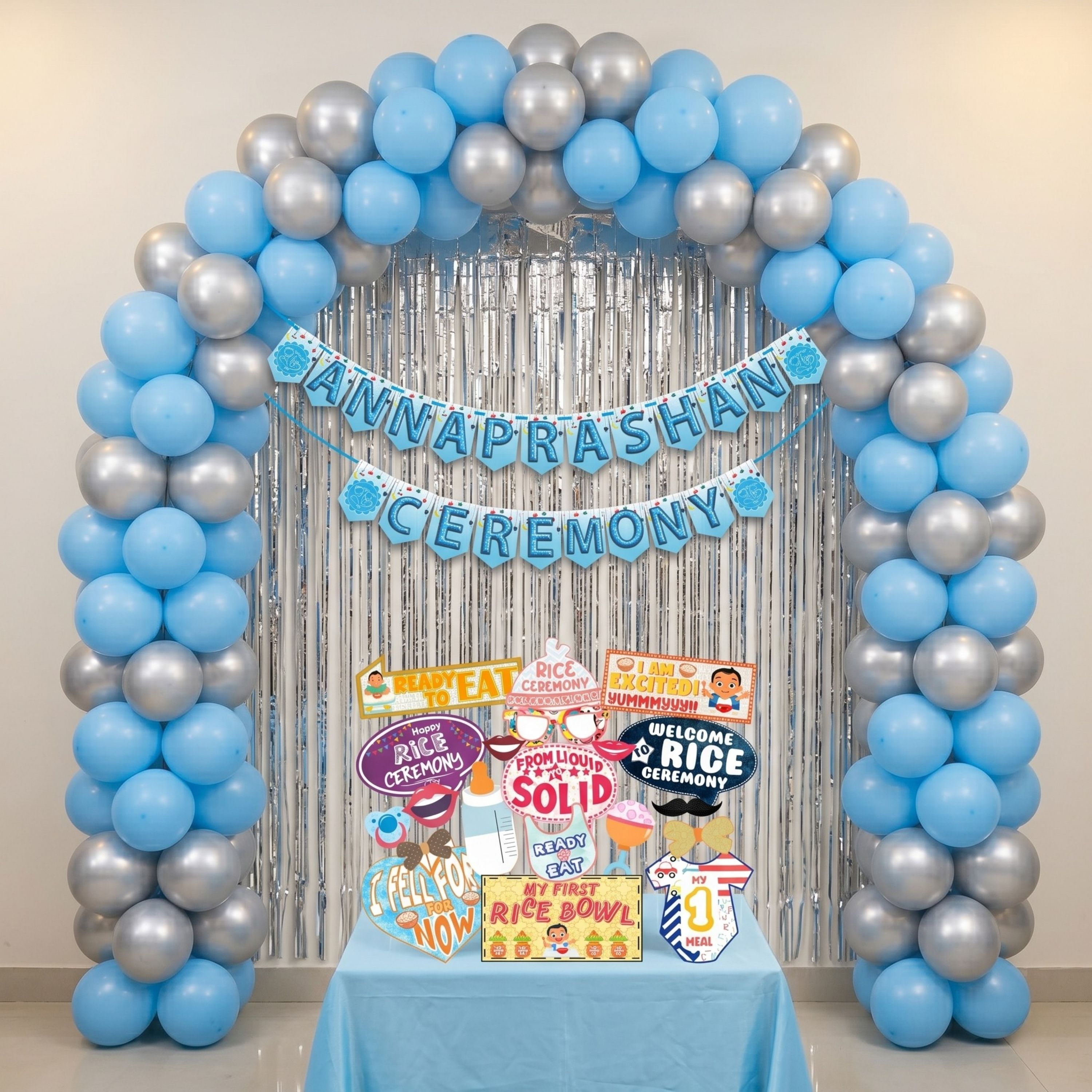 Annaprashan Decoration Kit for Baby Rice Ceremony Food Theme Décor(FP6487)-image-37