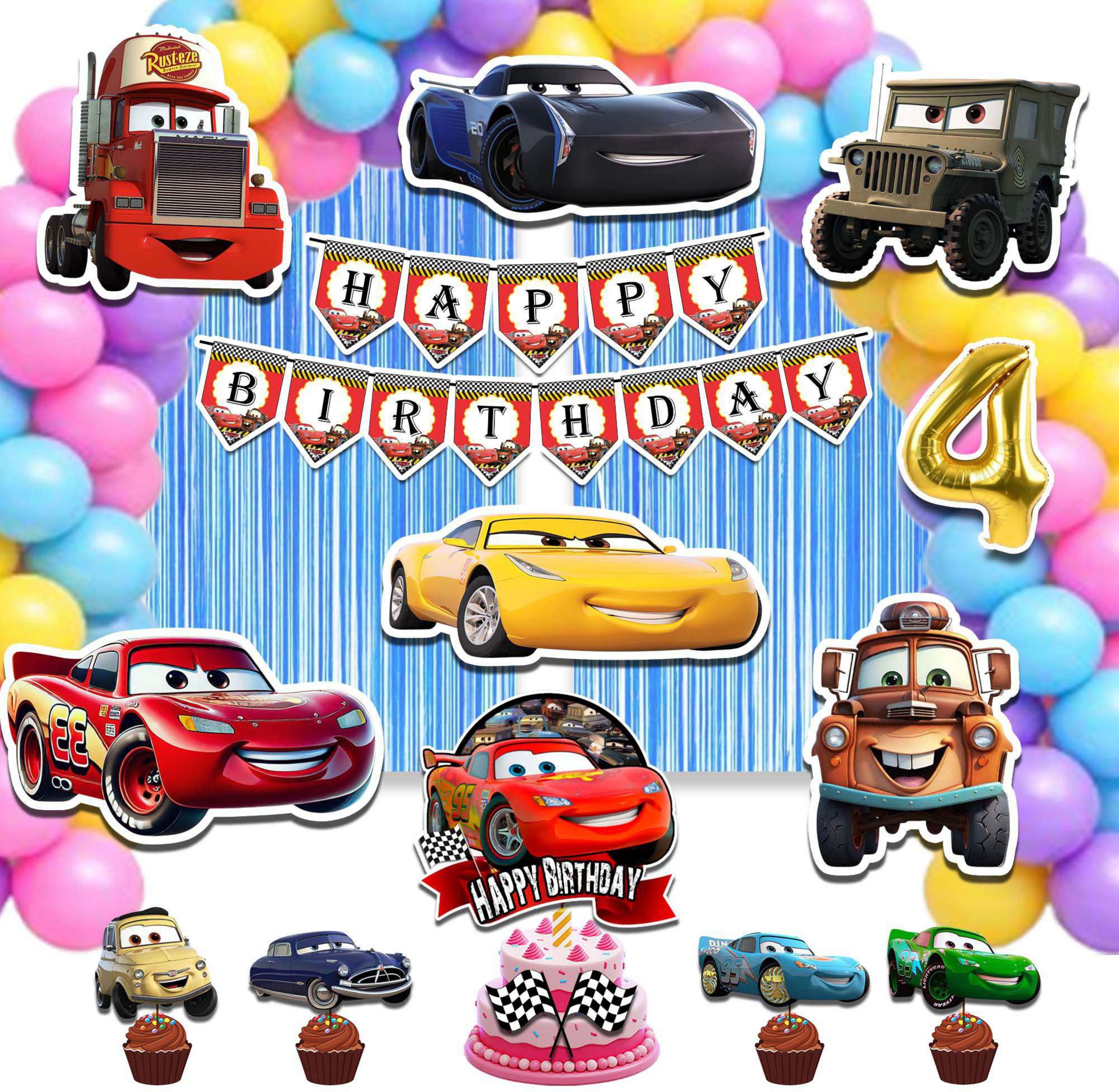 partyjoy Disney Pixar Cars Birthday Decoration Kit-picture-21