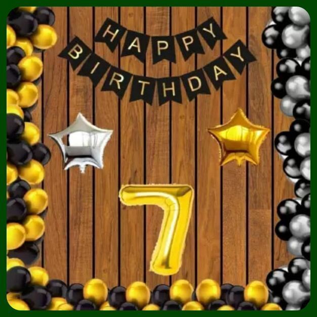 acril Birthday Party Decoration Combo Set For Celebration A139-picture-46