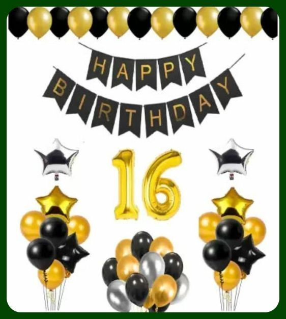 acril Birthday Party Decoration Combo Set For Celebration A299-picture-7
