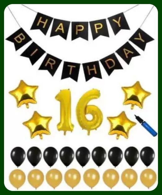 Birthday Party Decoration Combo Set For Celebration A469-image-39