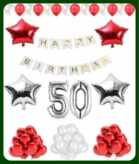 acril Birthday Party Decoration Combo Set For Celebration A328-picture-34