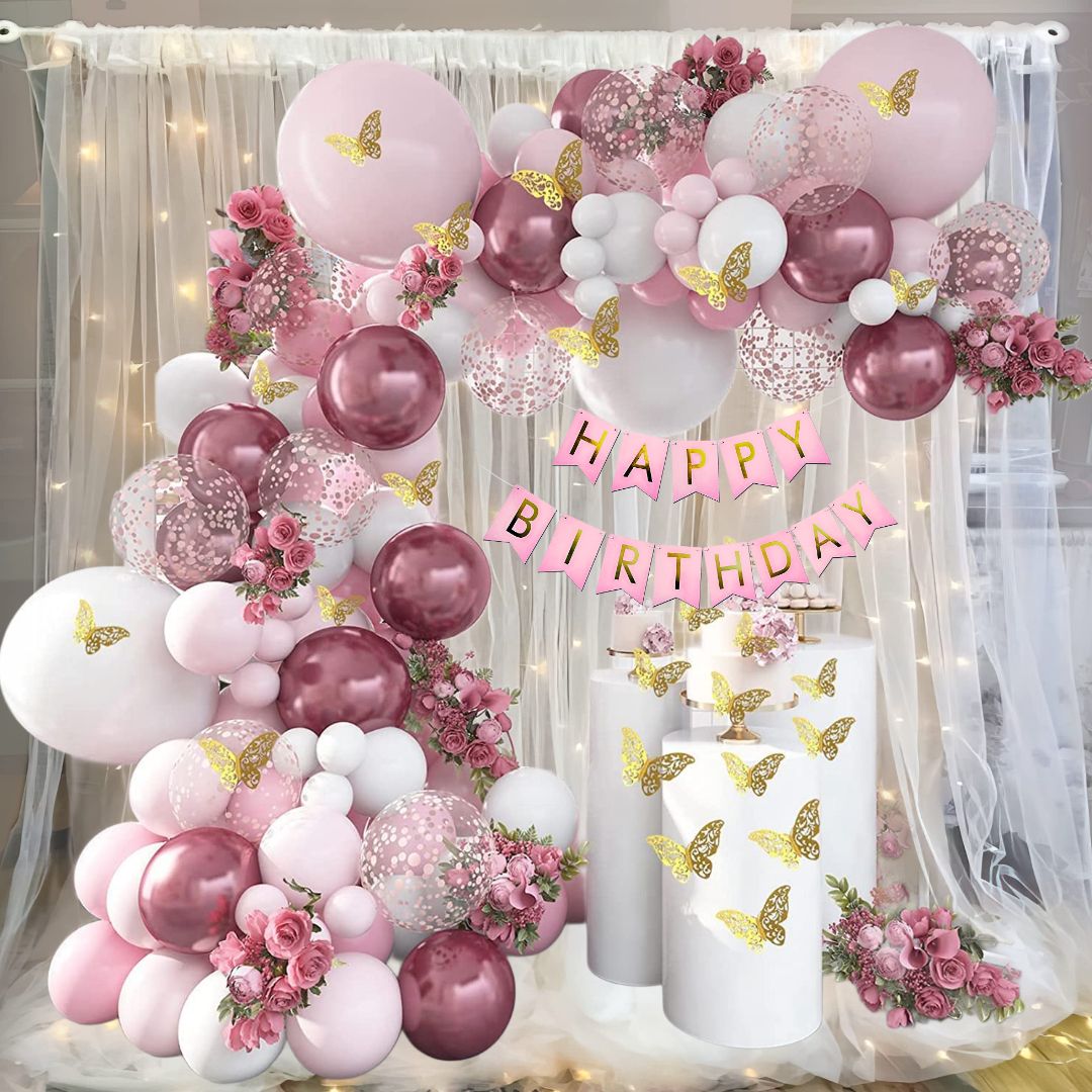 aniloons Birthday Decoration items for Girls.-picture-13