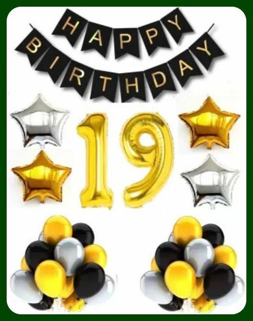 acril Birthday Party Decoration Combo Set For Celebration A197-picture-3