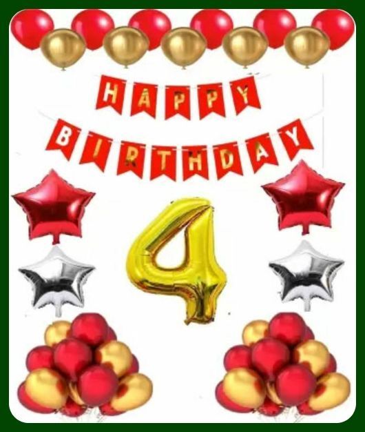 Birthday Party Decoration Combo Set For Celebration A387-image-48