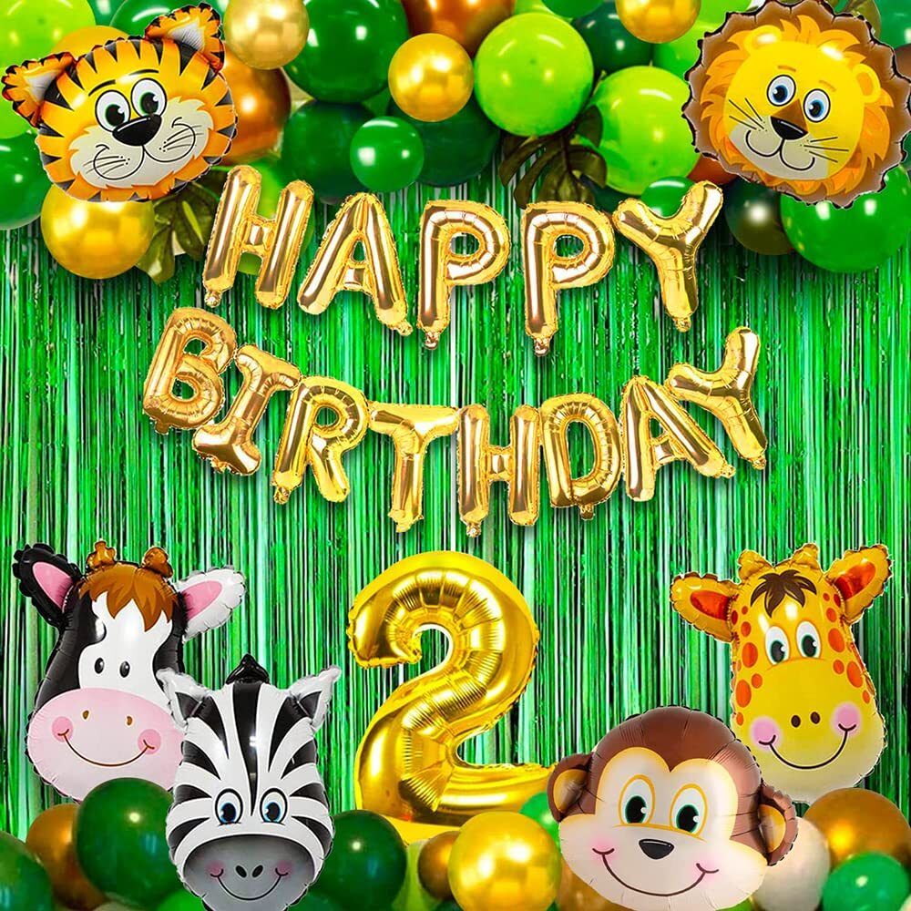 groovy dudz Solid 2nd Birthday Decoration Items for Boys Balloon-picture-41