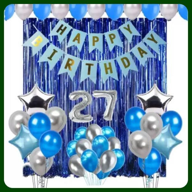 acril Birthday Party Decoration Combo Set For Celebration A420-picture-42