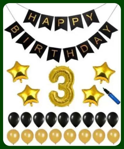 Birthday Party Decoration Combo Set For Celebration A850-image-31