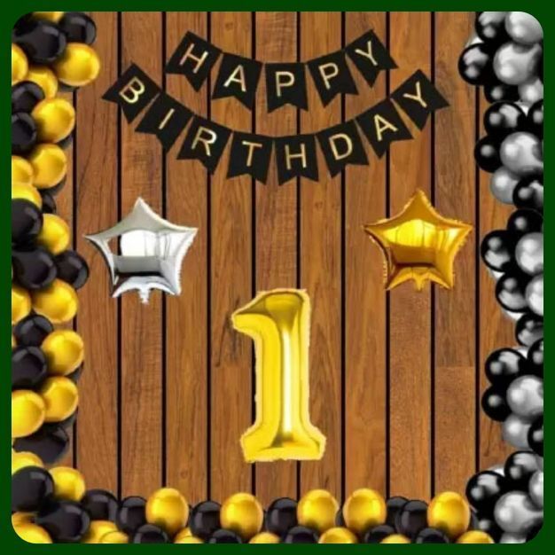 acril Birthday Party Decoration Combo Set For Celebration A264-picture-47