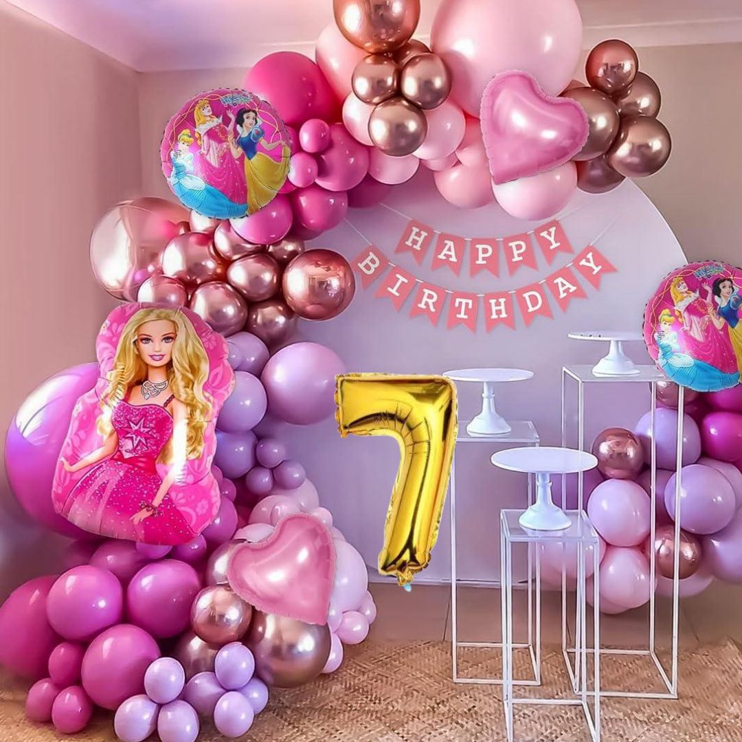 Barbie Birthday Theme Decoration Set, It Makes Your Princess Happy..-image-40