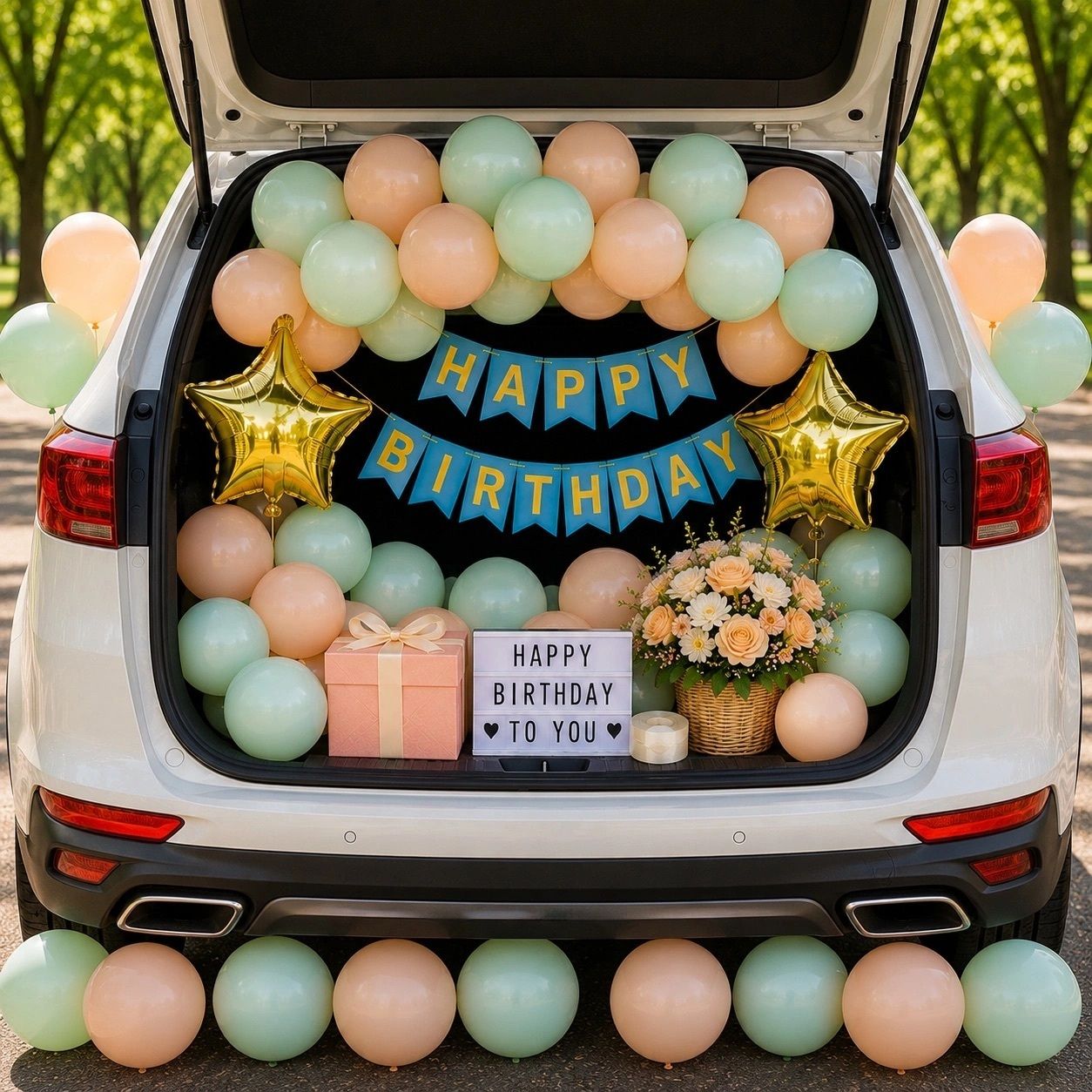 Peach Mint Pastel Car Boot Kit 002 V2-image-36