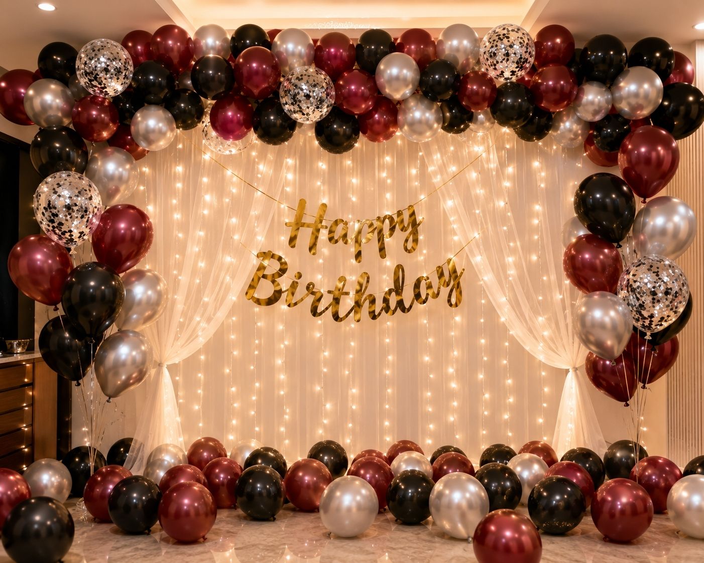 Burgundy -black-silver-image-28