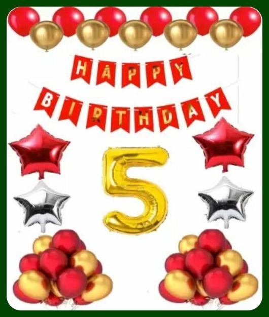 acril Birthday Party Decoration Combo Set For Celebration-picture-3