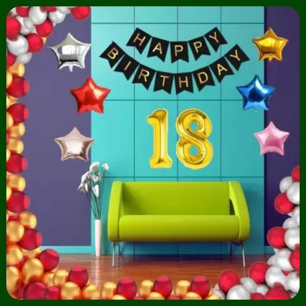 acril Birthday Party Decoration Combo Set For Celebration A211-picture-31
