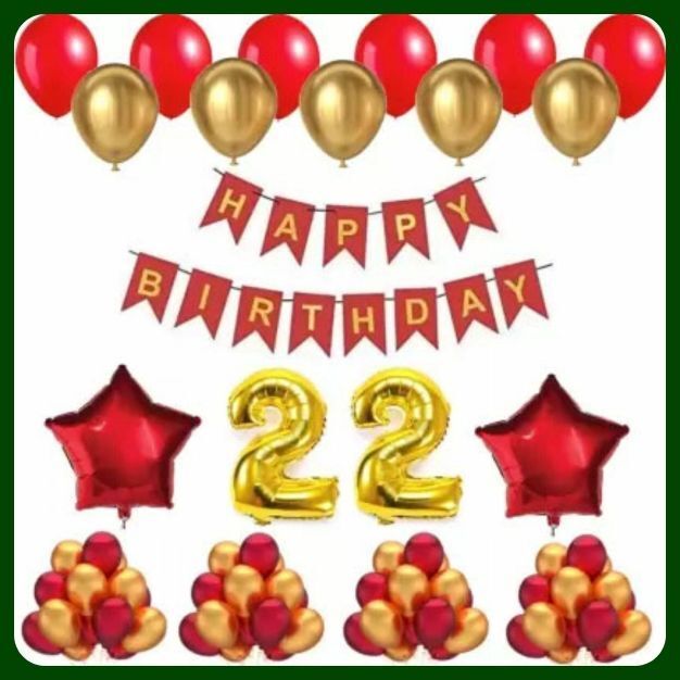 acril Birthday Party Decoration Combo Set For Celebration A671-picture-21
