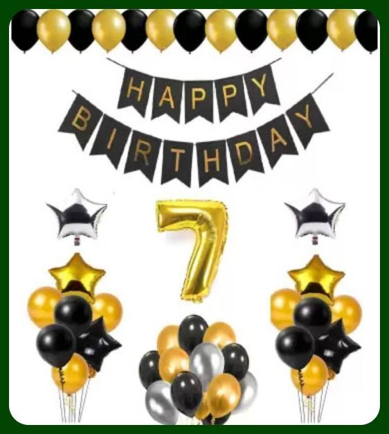 acril Birthday Party Decoration Combo Set For Celebration A443-picture-36