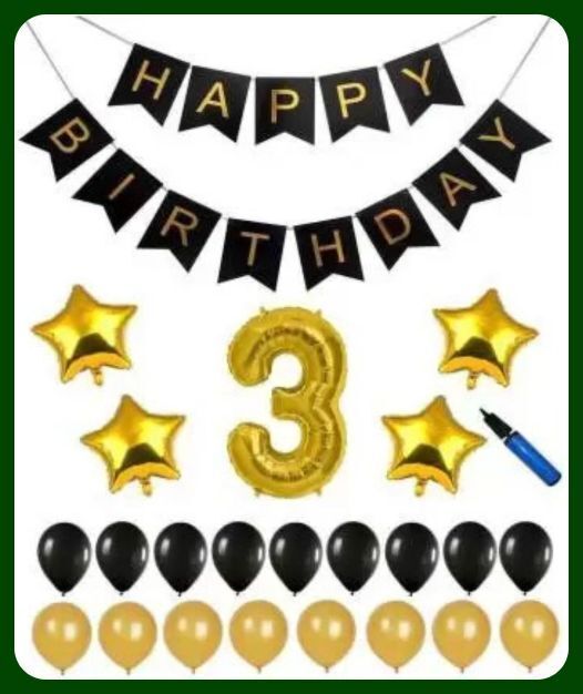 Birthday Party Decoration Combo Set For Celebration A467-image-37