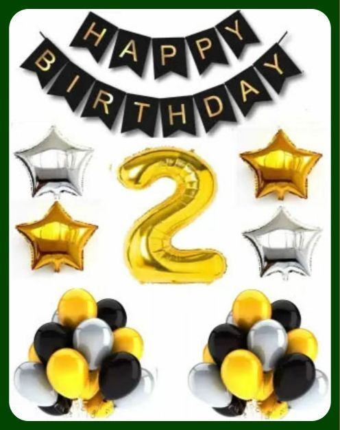 acril Birthday Party Decoration Combo Set For Celebration A146-picture-14
