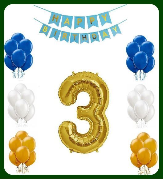 acril Birthday Party Decoration Combo Set For Celebration A934-picture-22