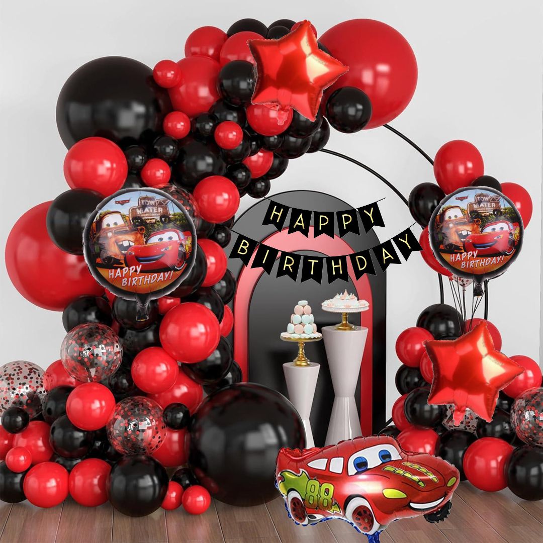 aniloons Car Theme Birthday Party Decoration Set.-picture-10