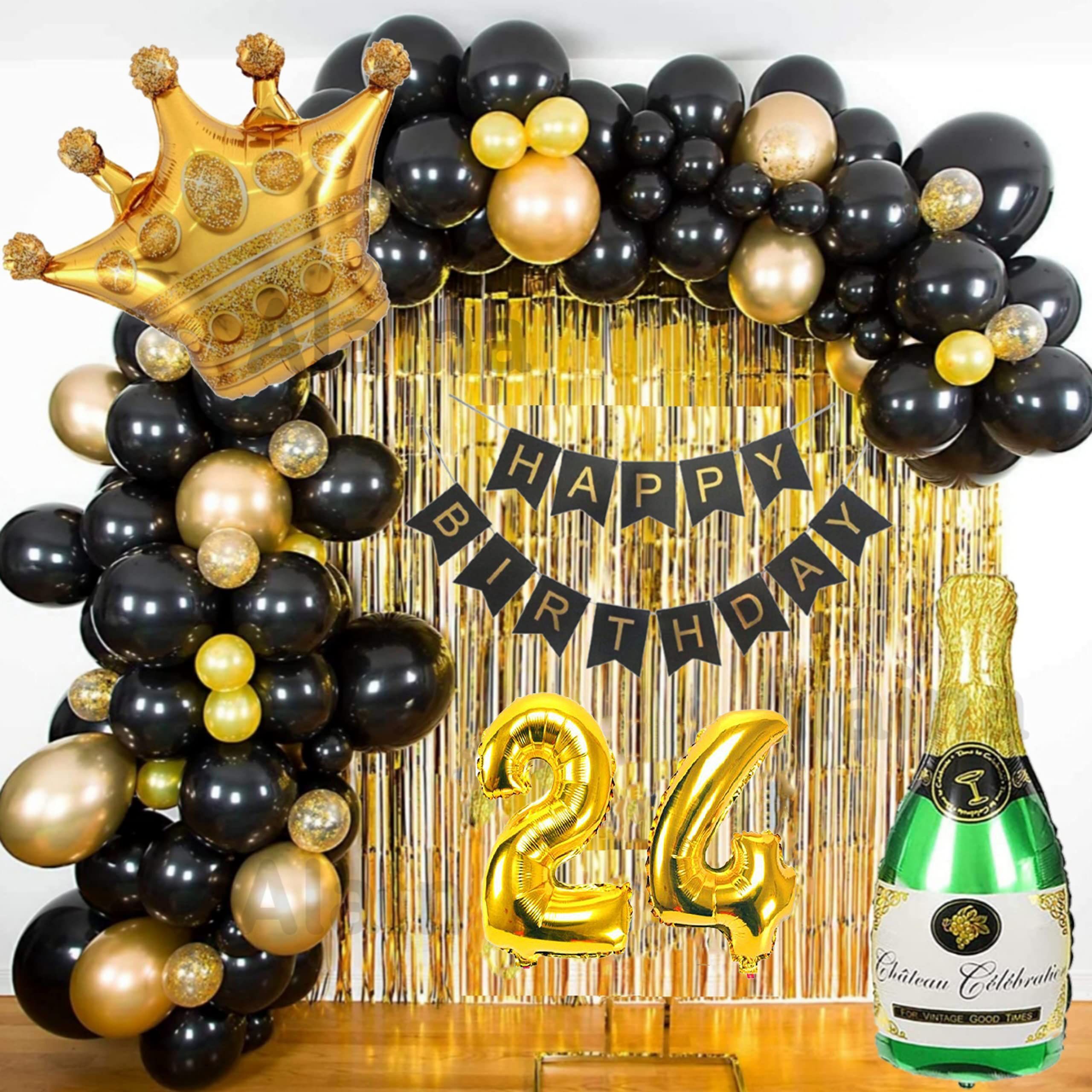 pbbs 24 years theme birthday decorations (fk-596)-picture-34