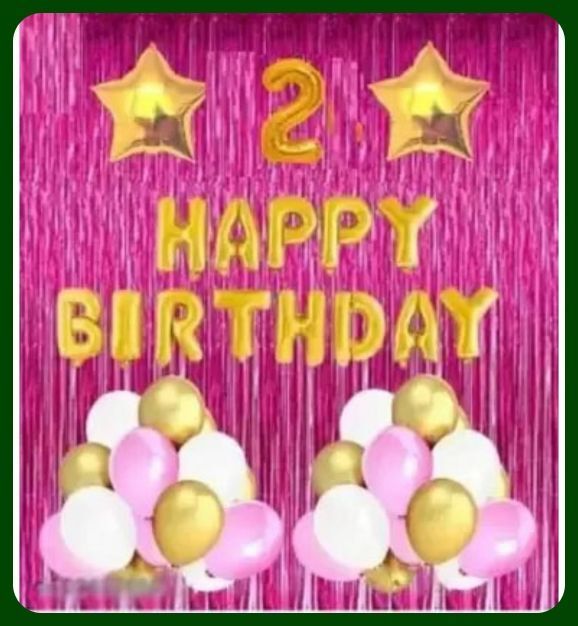 acril Birthday Party Decoration Combo Set For Celebration A103-picture-28