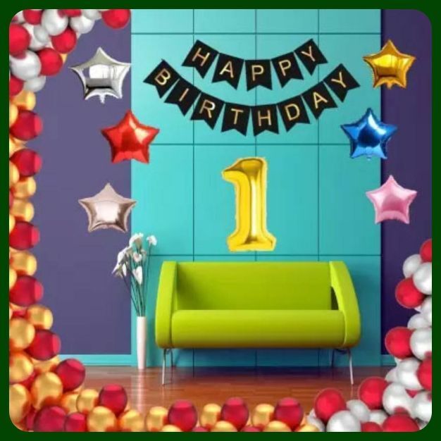 acril Birthday Party Decoration Combo Set For Celebration A579-picture-28