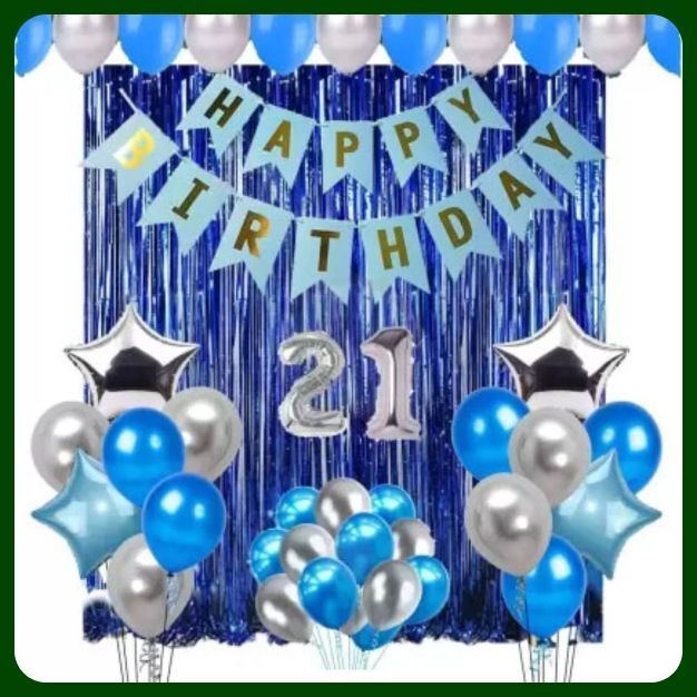 acril Birthday Party Decoration Combo Set For Celebration A421-picture-30
