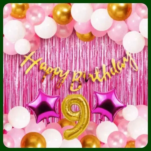 acril Birthday Party Decoration Combo Set For Celebration A817-picture-12