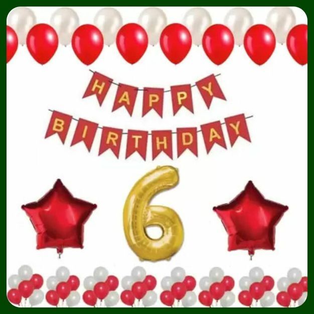 acril Birthday Party Decoration Combo Set For Celebration A95-picture-9