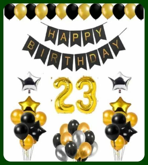acril Birthday Party Decoration Combo Set For Celebration A983-picture-2