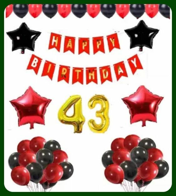 acril Birthday Party Decoration Combo Set For Celebration A362-picture-16