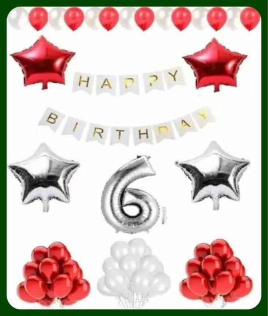 acril Birthday Party Decoration Combo Set For Celebration A760-picture-38