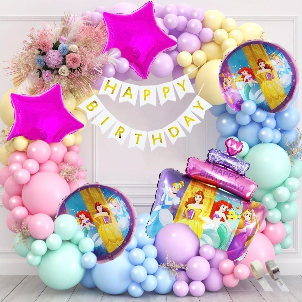 poptheparty Disney Princess Theme Birthday Decorations-picture-4