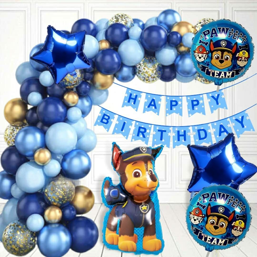 Power Patrol- Chase Theme Decoration Combo For Boys & Girls Theme Birthday Party-image-49