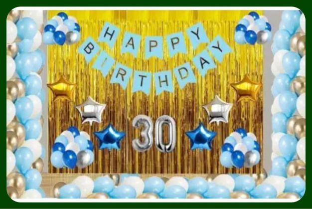 acril Birthday Party Decoration Combo Set For Celebration A158-picture-25