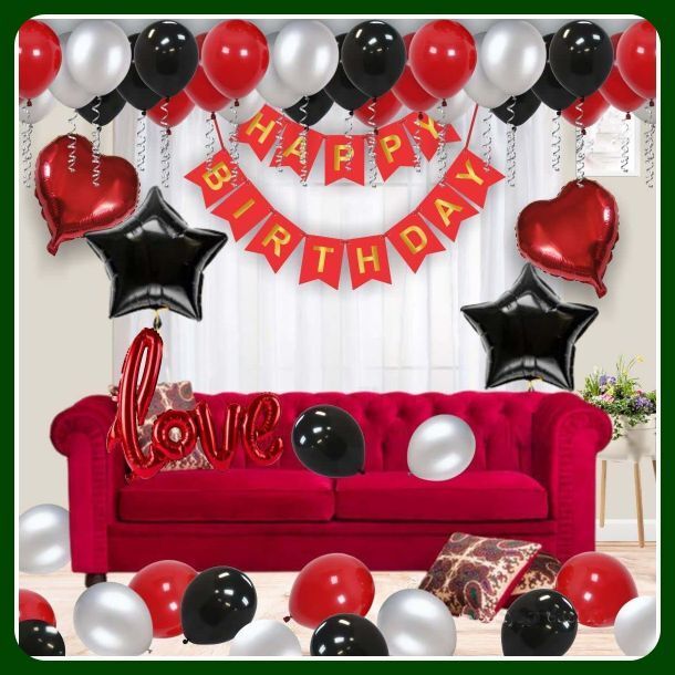 acril Birthday Party Decoration Combo Set For Celebration A26-picture-37