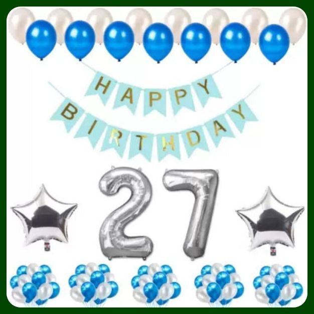 acril Birthday Party Decoration Combo Set For Celebration A601-picture-35
