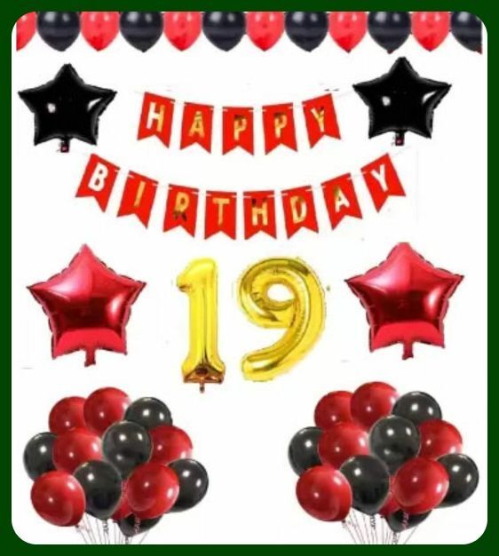 acril Birthday Party Decoration Combo Set For Celebration A391-picture-33