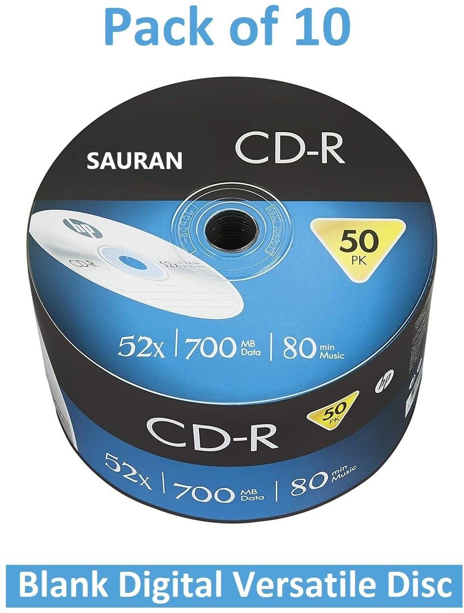 Sauran DVD Recordable Pack of 10 Blank Digital Versatile Disc DVD 700 MB-image-28