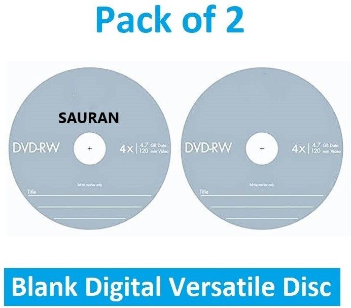 Sauran DVD Rewritable Pack of 2 Blank Digital Versatile Disc DVD 4.7 GB-picture-10