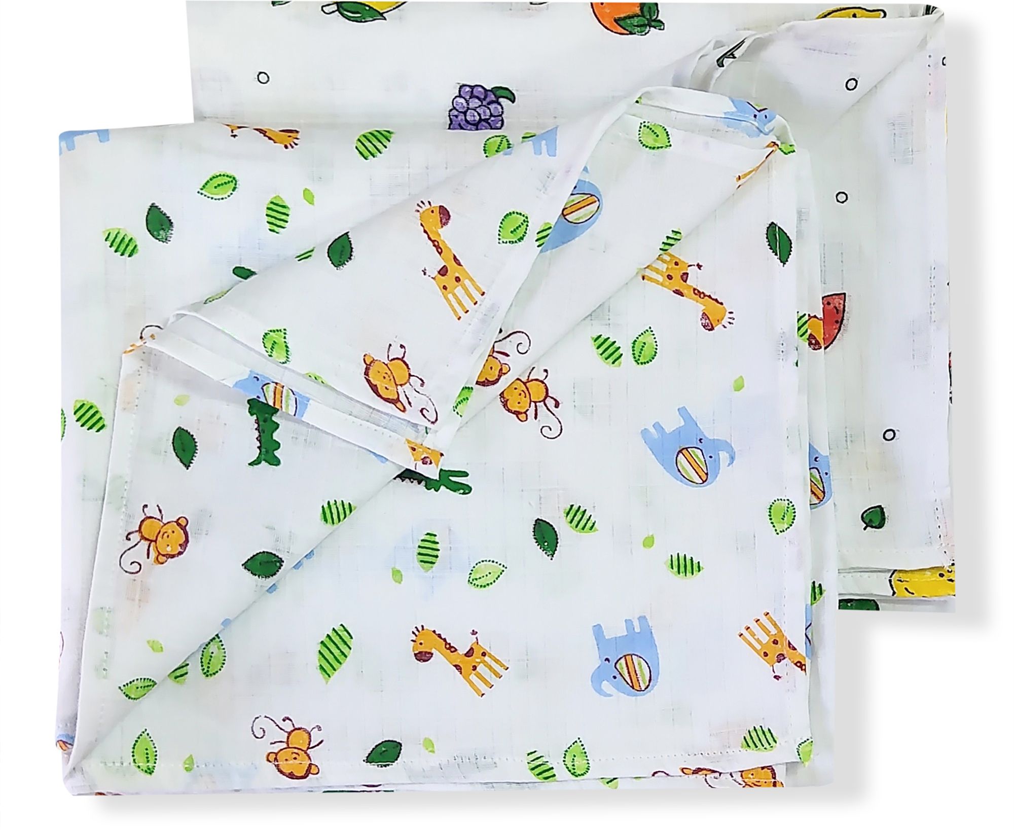 Printed Single Swaddling Baby Blanket for All Season-image-8