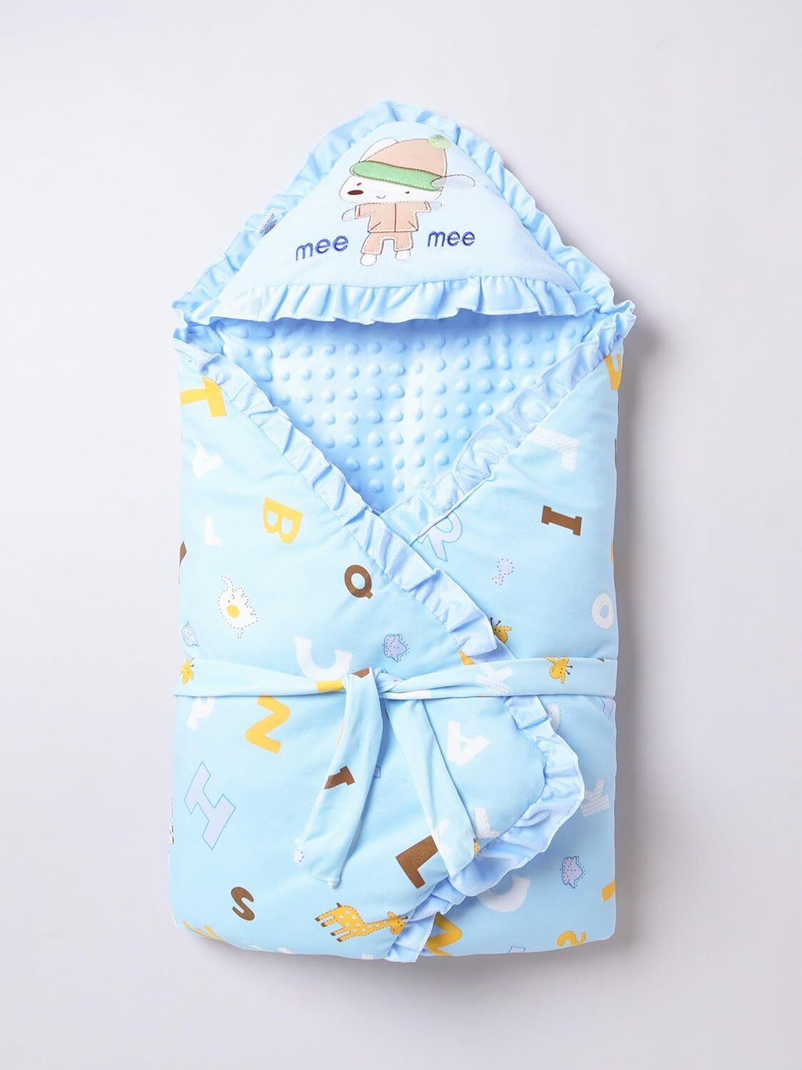 meemee 3-in-1 Baby Wrapper & Carry Nest | Soft & Breathable | Newborn to 6 Months Sleeping Bag-picture-28
