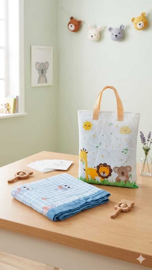 baby holic Printed Crib AC Blanket for All Season-picture-2
