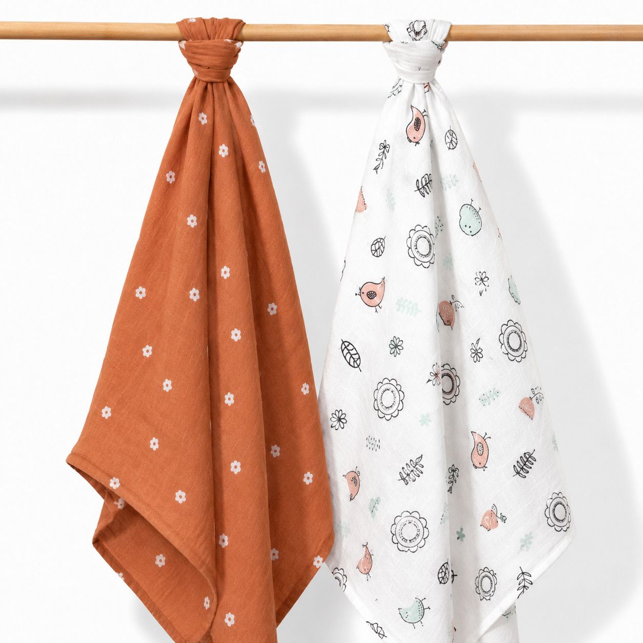 cotton buddy Printed Crib Swaddling Baby Blanket for All Season-picture-12