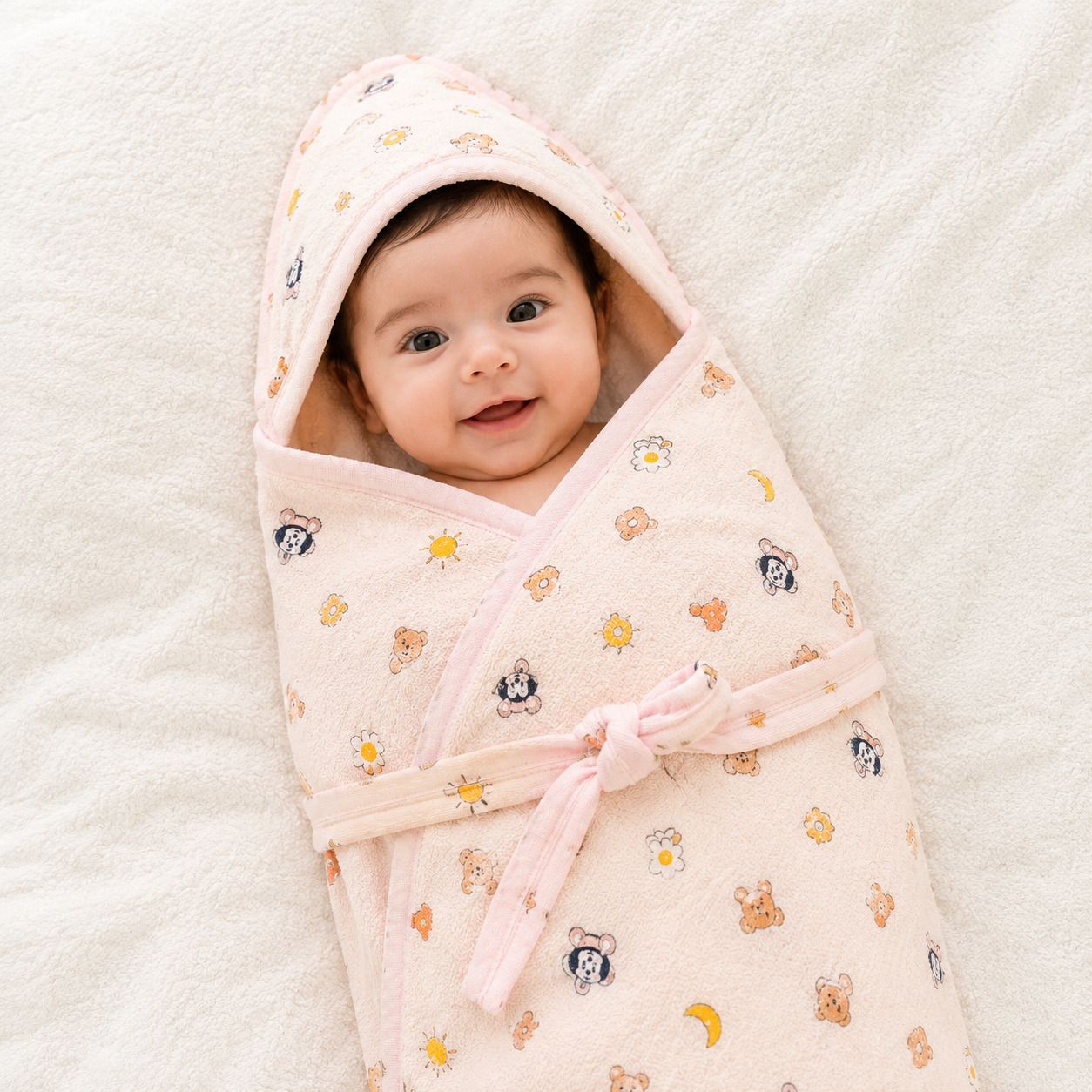 baby holic Printed Crib Swaddling Baby Blanket for All Season-picture-13