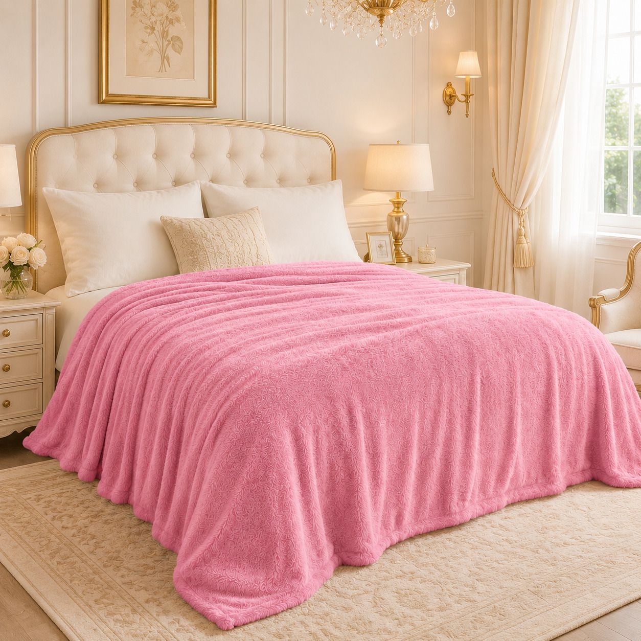 Solid Double AC Blanket for All Season-image-12