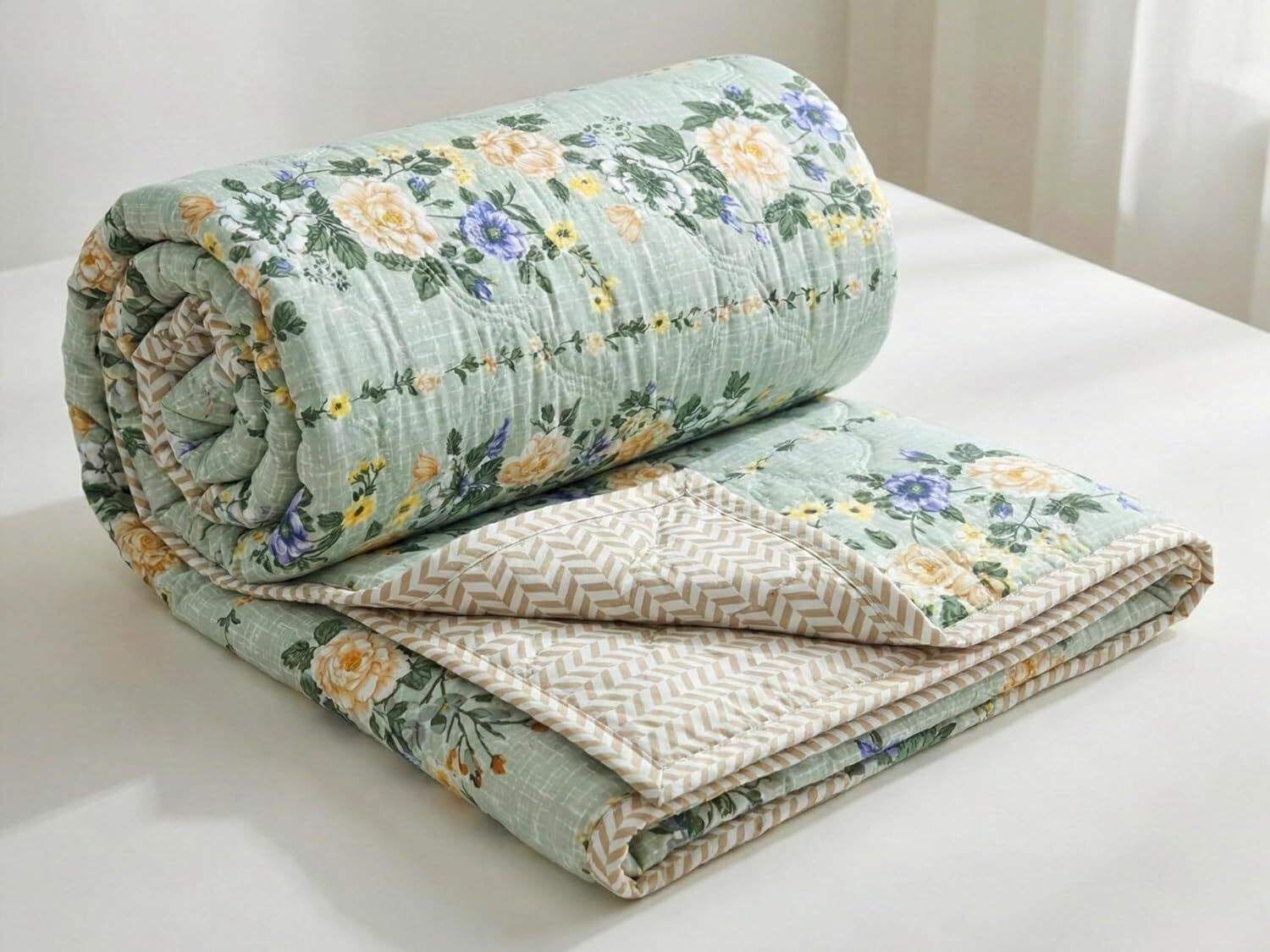 Floral Double Dohar for AC Room-image-19