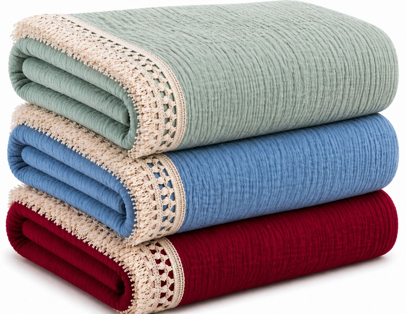 varniya lifestyles Solid Single Swaddling Baby Blanket for All Season-picture-40