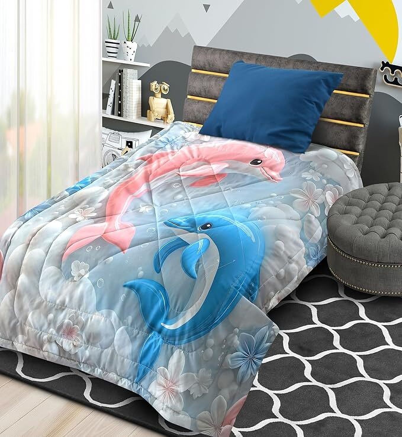 Cartoon Single Comforter for AC Room-image-36